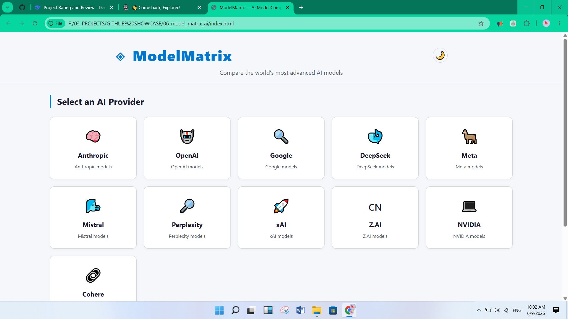 Model Matrix AI