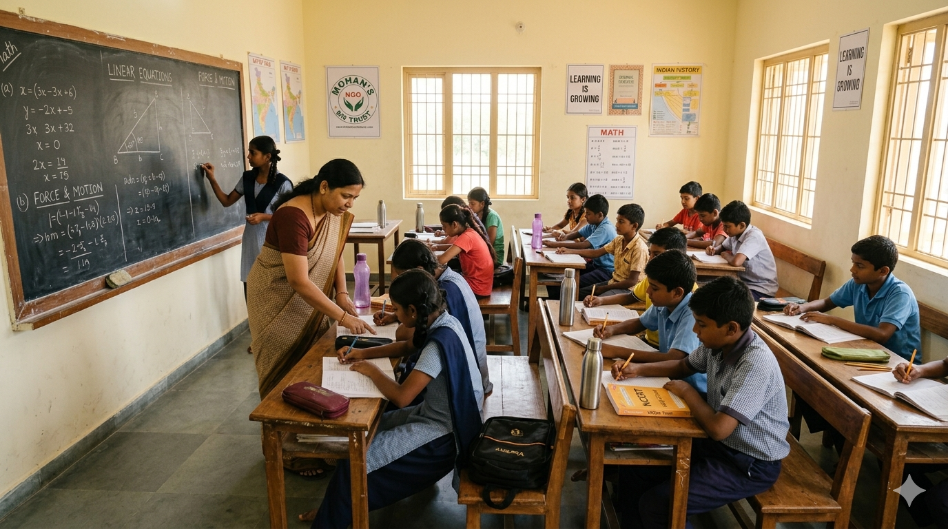 Students Studying
